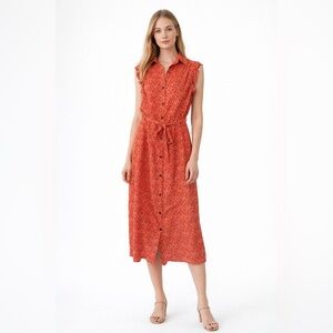 Anthropologie Monteau Los Angeles Floral Midi Dress